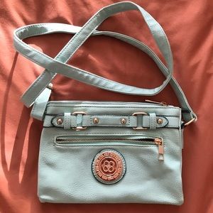 Mint Blue Satchel Handbag